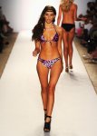 Model in skimpy bikini at Perfect Tan Bikini show Miami 2011.jpg