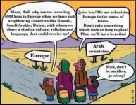 The invasion of Europe cartoon.webp